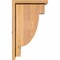 Ekena Millwork Alpine Smooth Corbel w/Backplate, Western Red Cedar, 7 1/2"W x 12"D x 20"H COR08X12X20ALP01SWR - alternate 3